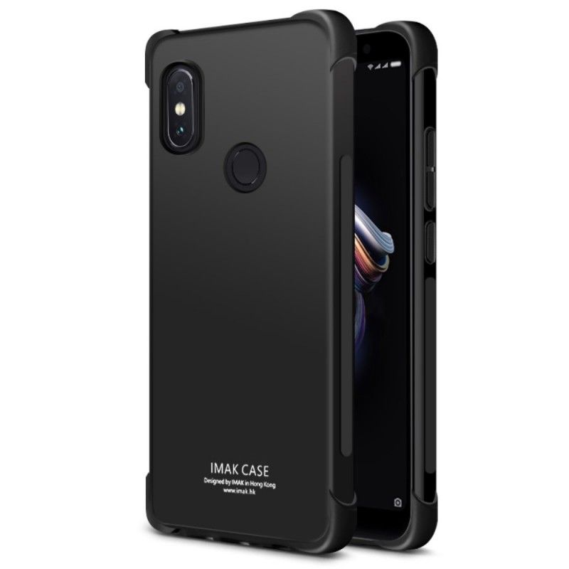 Cover Hoesje Xiaomi Redmi Note 5 Zwart Telefoonhoesje Imak Huidgevoel