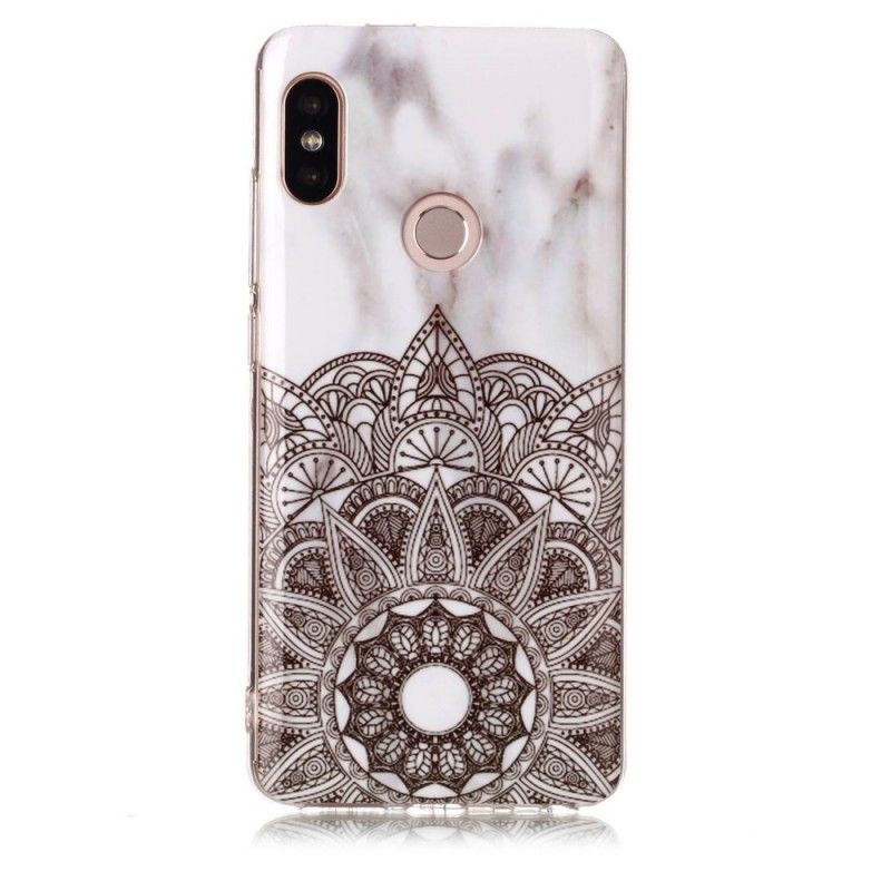 Hoesje voor Xiaomi Redmi Note 5 Gemarmerde Mandala