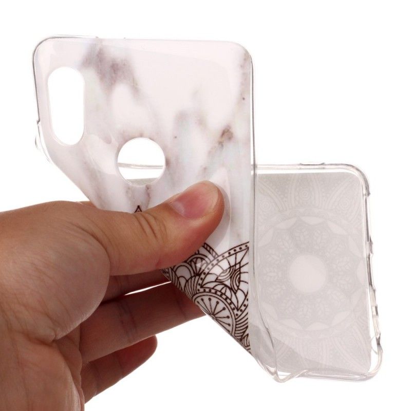 Hoesje voor Xiaomi Redmi Note 5 Gemarmerde Mandala