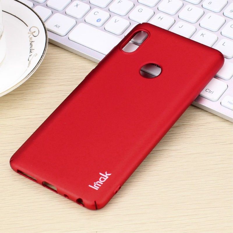 Hoesje voor Xiaomi Redmi Note 5 Rose Goud Rood Zijde Serie