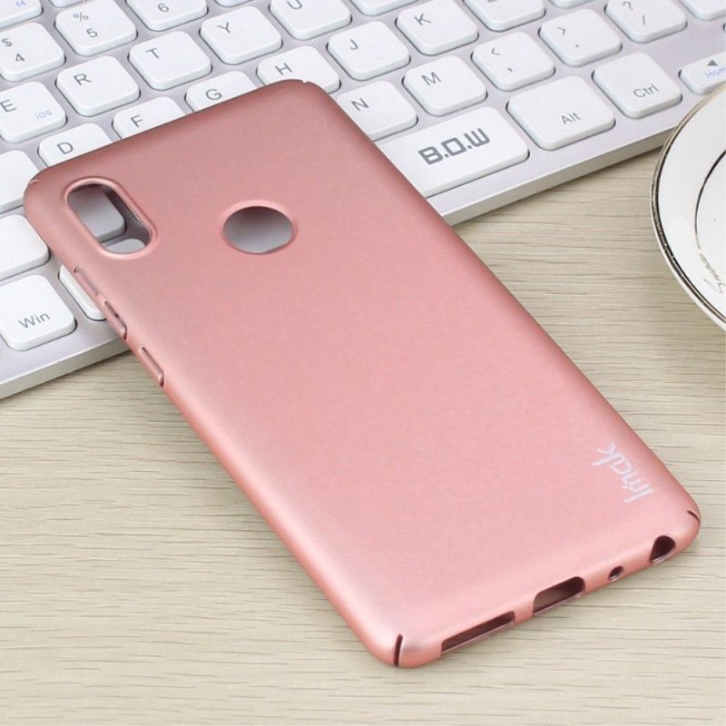 Hoesje voor Xiaomi Redmi Note 5 Rose Goud Rood Zijde Serie