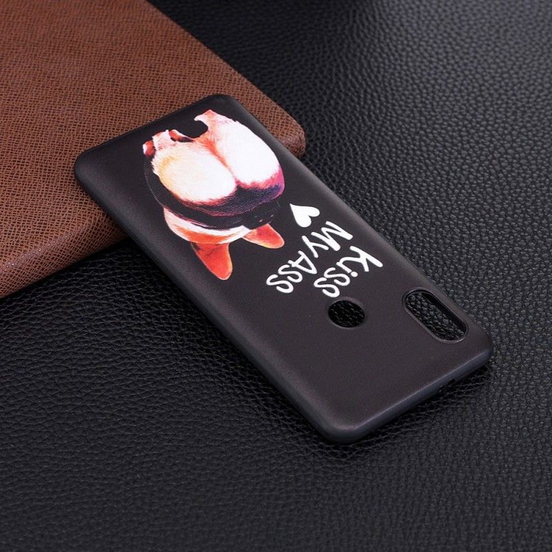 Hoesje Xiaomi Redmi Note 5 In Reliëf Gemaakte Kus Mijn Kont