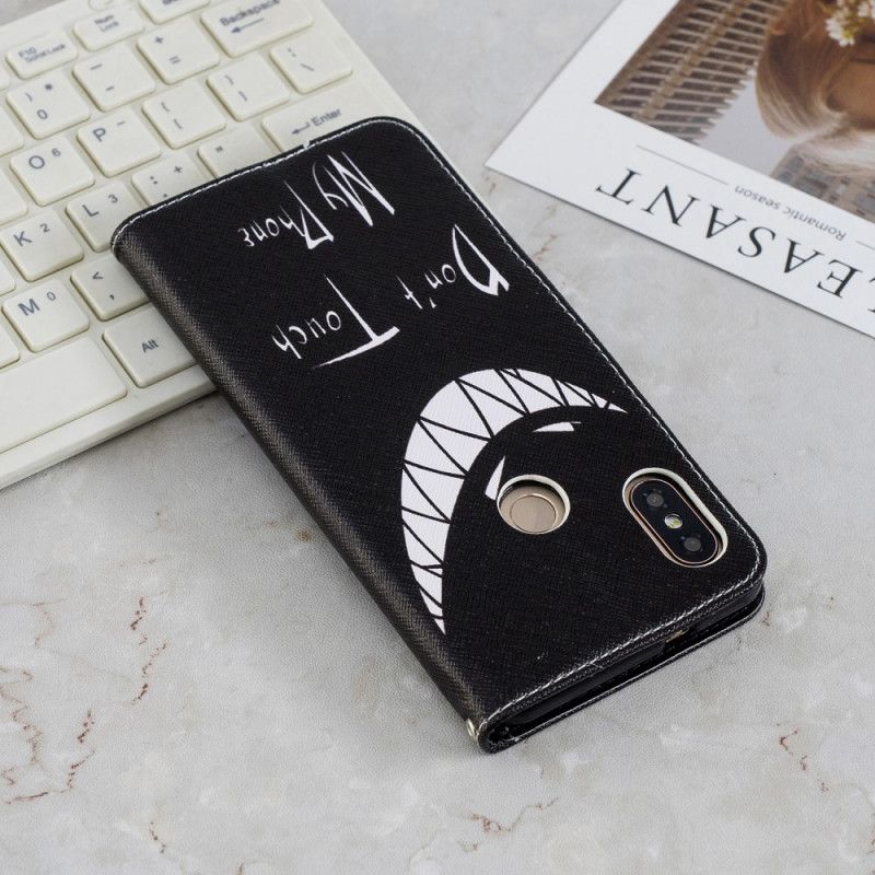 Leren Hoesje Xiaomi Redmi Note 5 Duivelse Telefoon