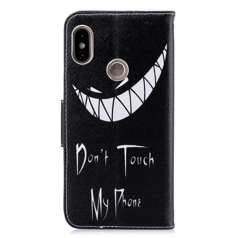 Leren Hoesje Xiaomi Redmi Note 5 Duivelse Telefoon
