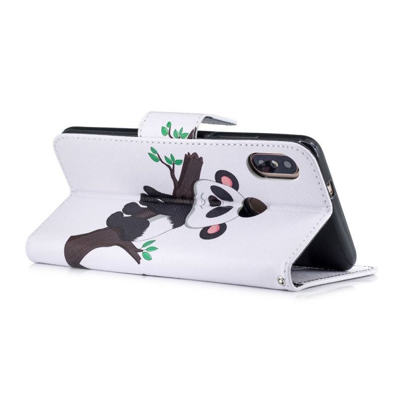 Leren Hoesje Xiaomi Redmi Note 5 Luie Panda