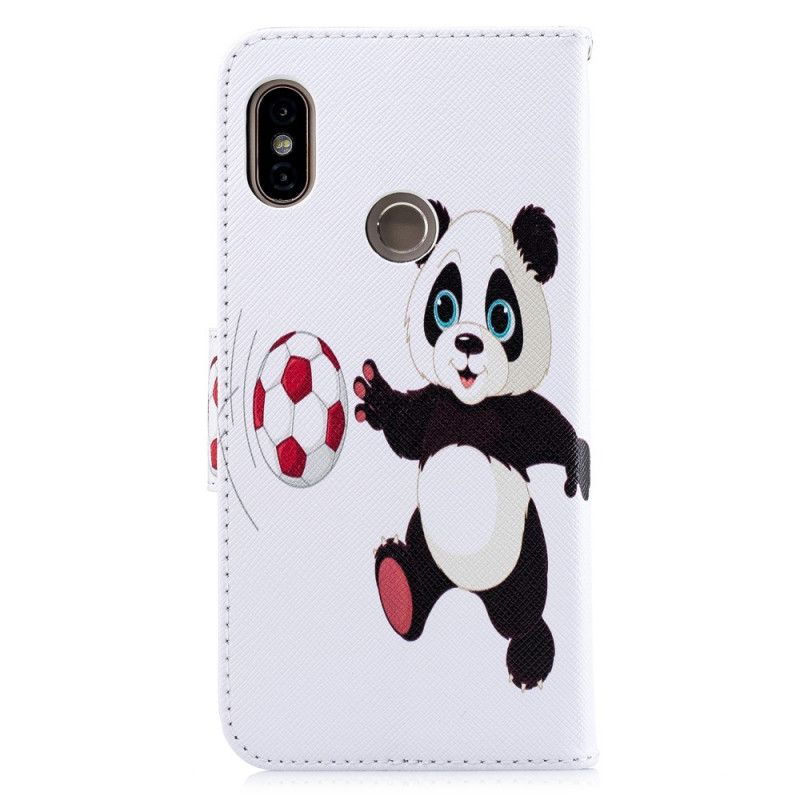 Leren Hoesje Xiaomi Redmi Note 5 Telefoonhoesje Pandapoot