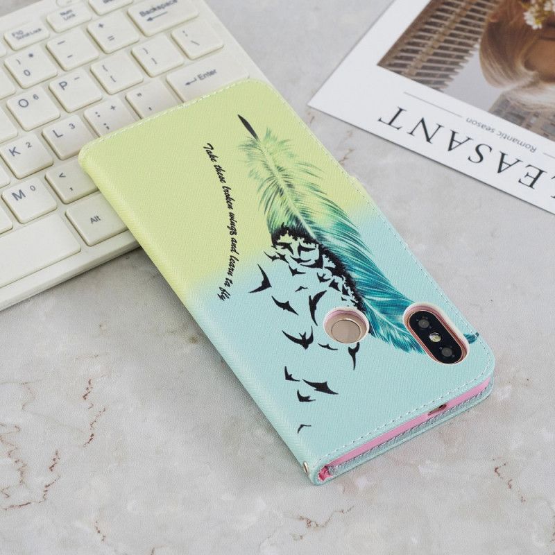 Leren Hoesje Xiaomi Redmi Note 5 Leren Vliegen