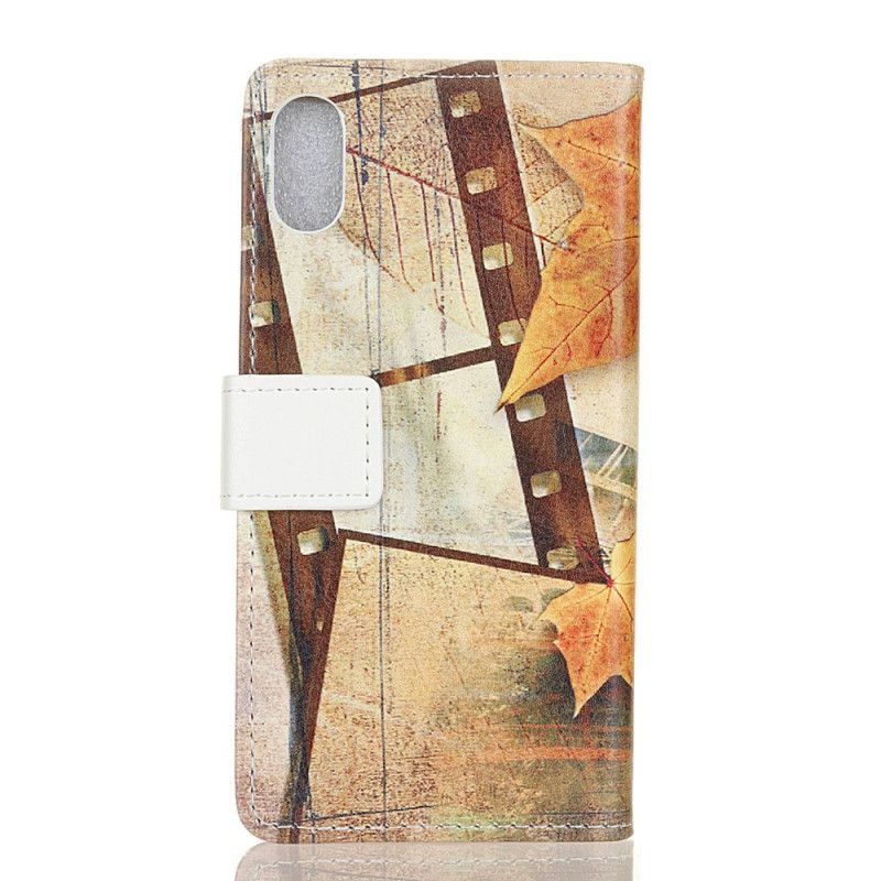 Leren Hoesje voor Alcatel 1B (2020) Eiffeltoren In De Herfst