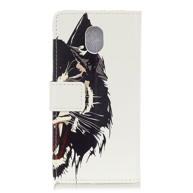 Cover Folio-hoesje Xiaomi Redmi 8A Telefoonhoesje Woeste Tijger