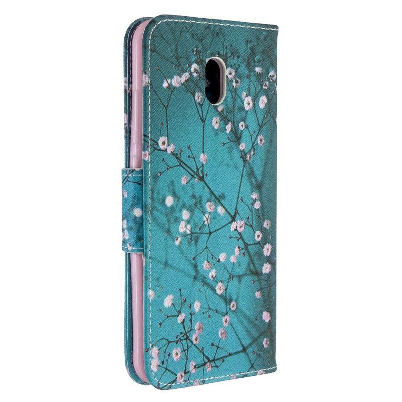 Flip Case Leren Xiaomi Redmi 8A Bloeiende Boom