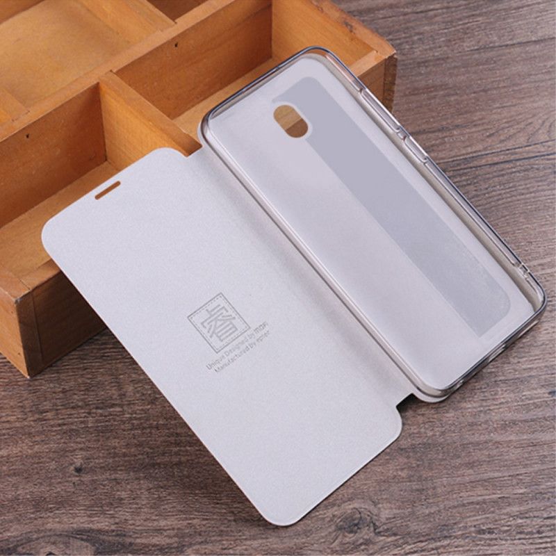 Folio-hoesje Xiaomi Redmi 8A Rood Zwart Vintage Mofi