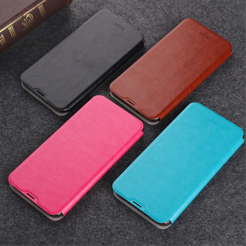 Folio-hoesje Xiaomi Redmi 8A Rood Zwart Vintage Mofi