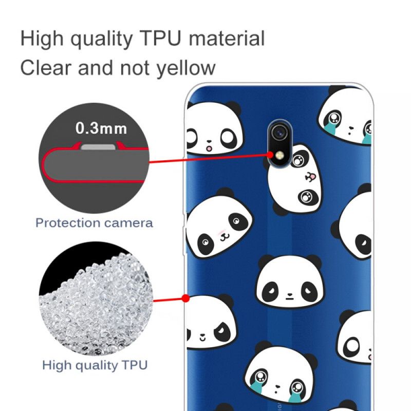 Hoesje voor Xiaomi Redmi 8A Sentimentele Panda'S