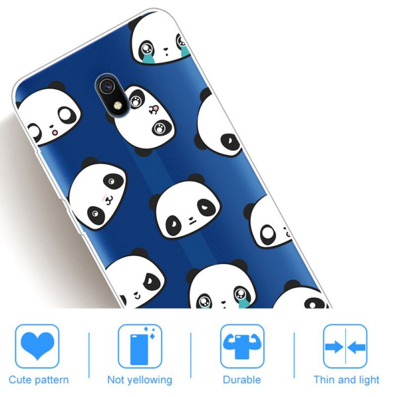 Hoesje voor Xiaomi Redmi 8A Sentimentele Panda'S