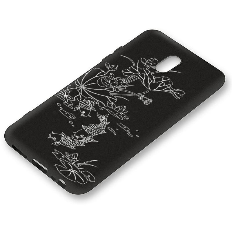 Hoesje Xiaomi Redmi 8A Flexibele Siliconen Vis