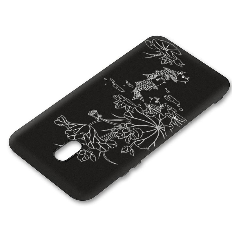 Hoesje Xiaomi Redmi 8A Flexibele Siliconen Vis