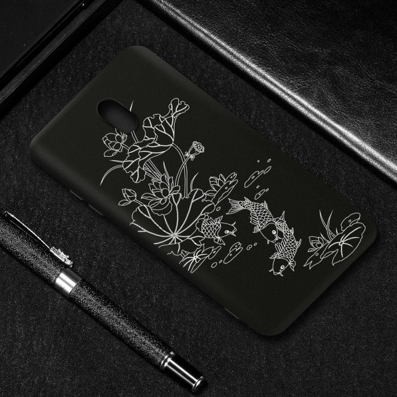 Hoesje Xiaomi Redmi 8A Flexibele Siliconen Vis