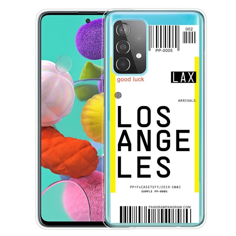 Hoesje Samsung Galaxy A72 4G / A72 5G Instapkaart Naar Los Angeles