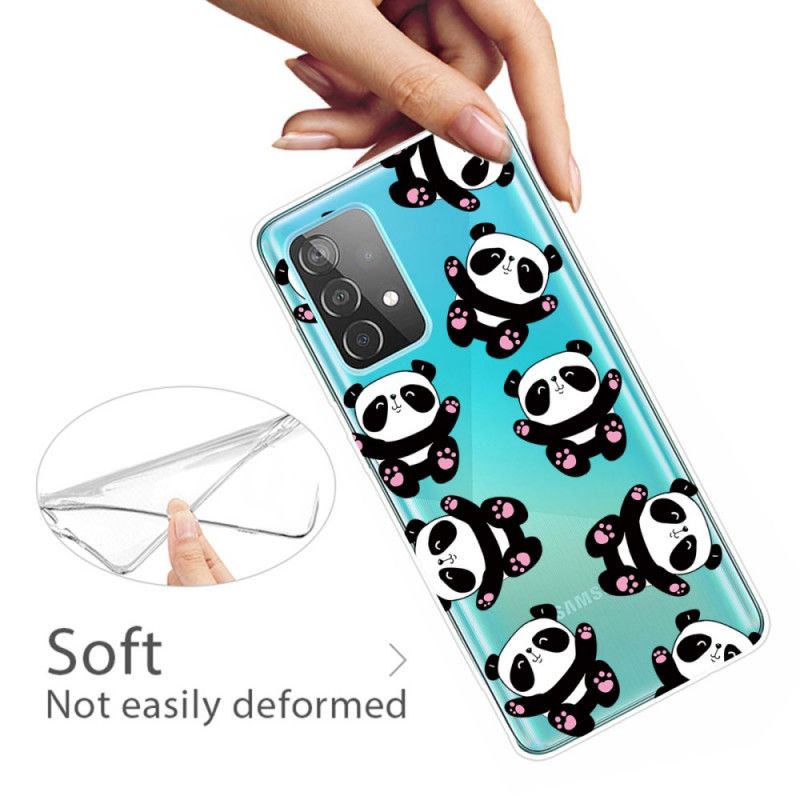 Hoesje Samsung Galaxy A72 4G / A72 5G Leuke Panda'S