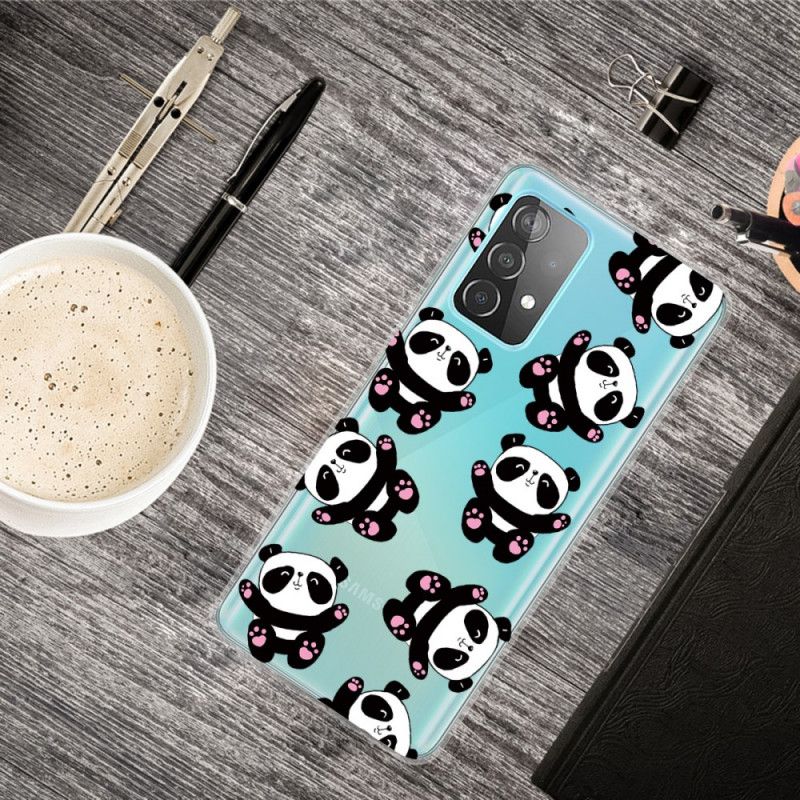 Hoesje Samsung Galaxy A72 4G / A72 5G Leuke Panda'S