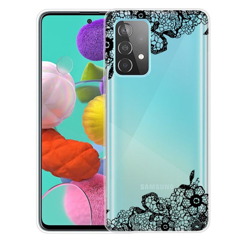 Hoesje Samsung Galaxy A72 4G / A72 5G Telefoonhoesje Fijn Kant