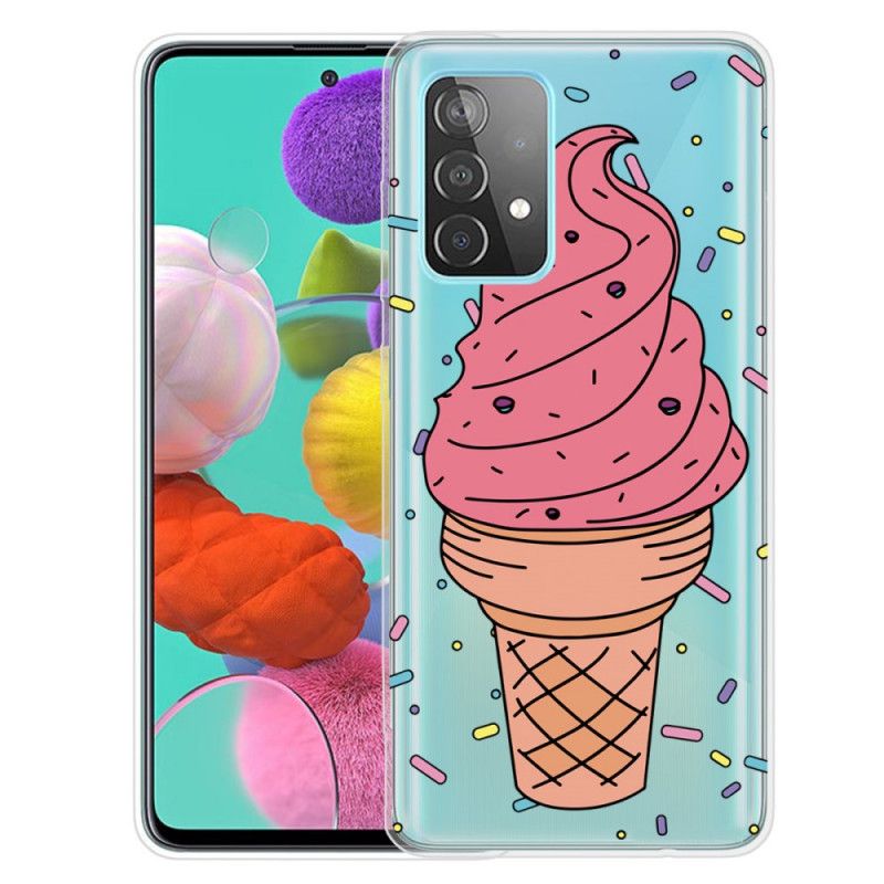 Hoesje Samsung Galaxy A72 4G / A72 5G Telefoonhoesje Ijs