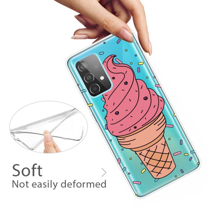Hoesje Samsung Galaxy A72 4G / A72 5G Telefoonhoesje Ijs