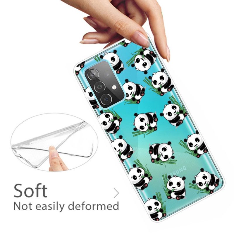 Hoesje voor Samsung Galaxy A72 4G / A72 5G Kleine Panda'S