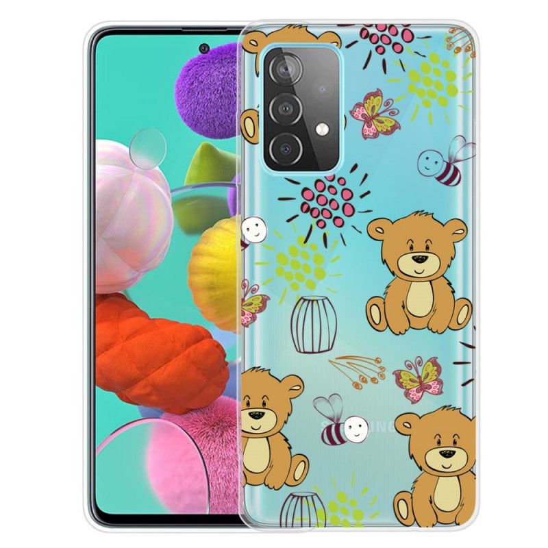 Hoesje voor Samsung Galaxy A72 4G / A72 5G Top Teddyberen