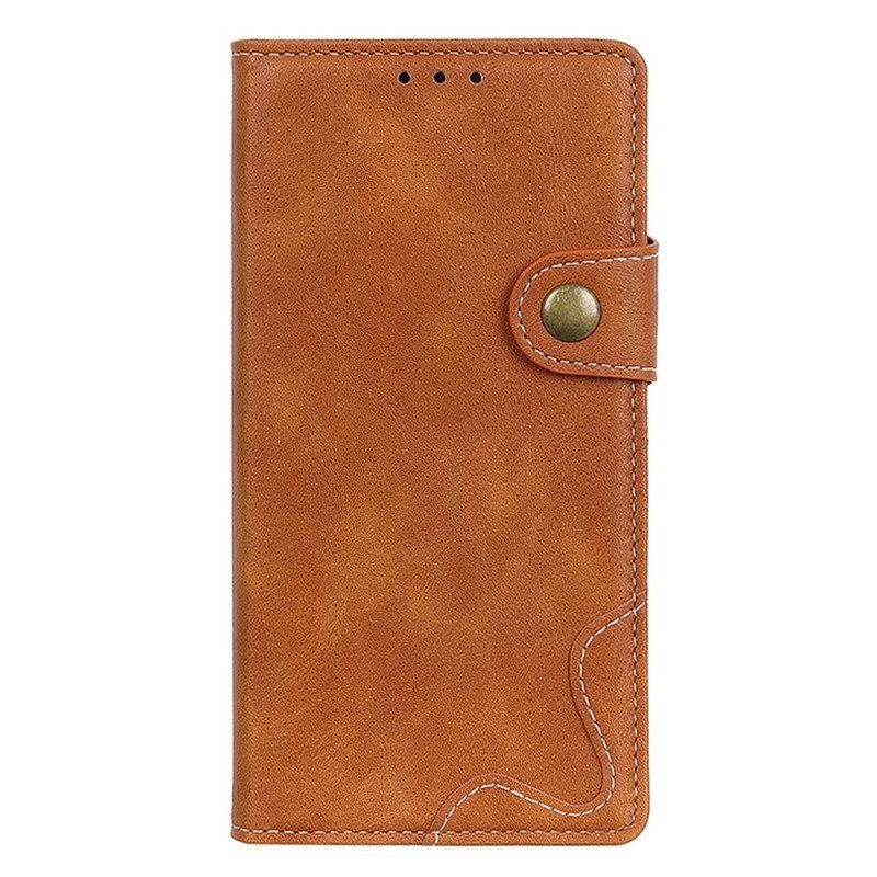 Folio-hoesje voor Samsung Galaxy M53 5G Artistieke Knop