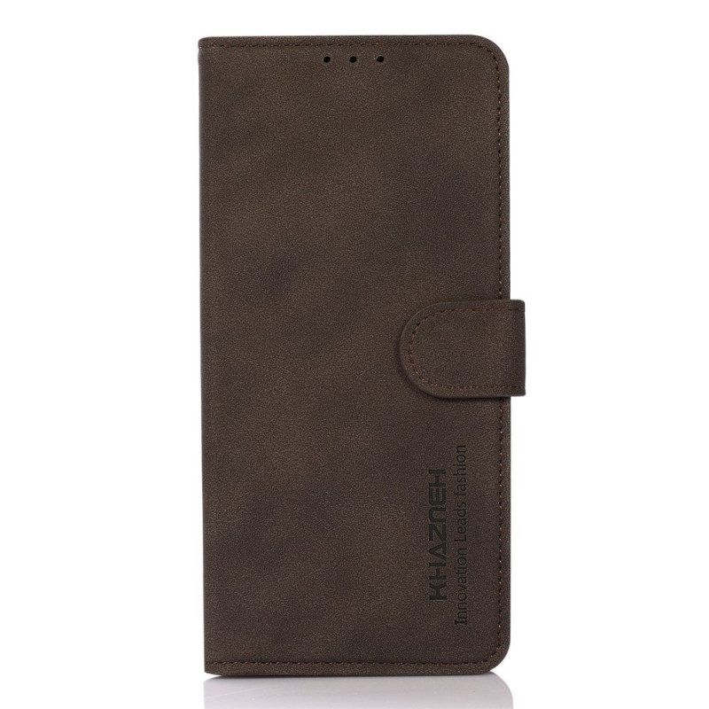 Leren Hoesje voor Samsung Galaxy M53 5G Imitatieleer Khazneh