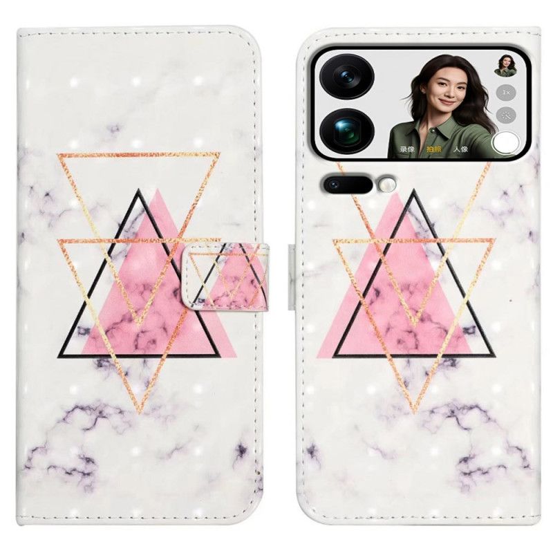 Bescherming Hoesje Xiaomi 17 Pro Max Marmeren Driehoek