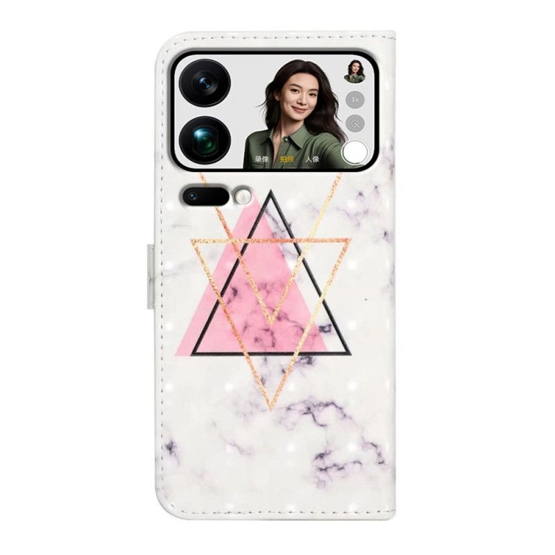 Bescherming Hoesje Xiaomi 17 Pro Max Marmeren Driehoek