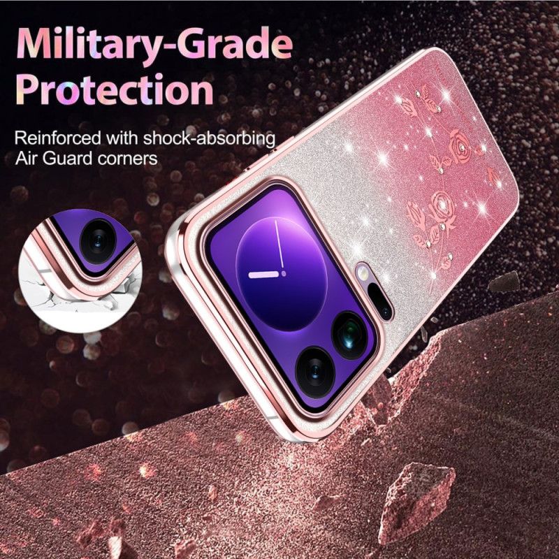 Case Hoesje Xiaomi 17 Pro Max Telefoonhoesje Kadem-strasssteentjes