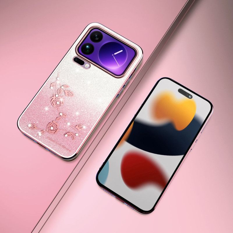 Case Hoesje Xiaomi 17 Pro Max Telefoonhoesje Kadem-strasssteentjes