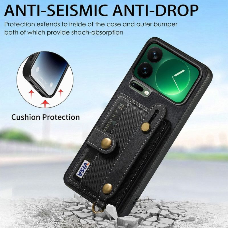 Cover Hoesje Xiaomi 17 Pro Max Telefoonhoesje Kaarthouder En Standaard