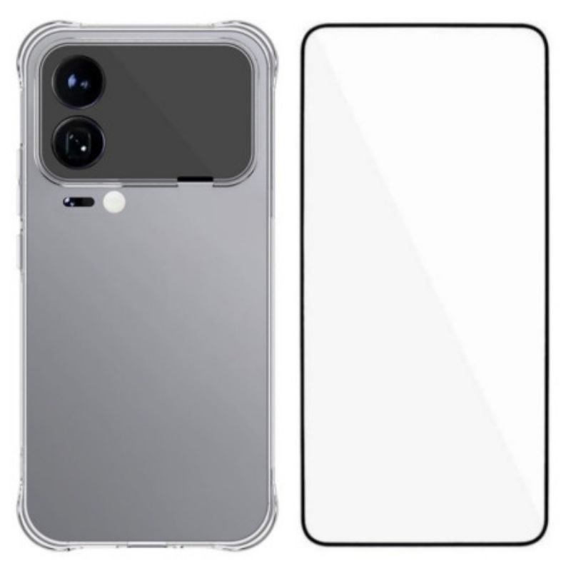 Cover Hoesje Xiaomi 17 Pro Max Telefoonhoesje Verstevigd Transparant Met Schermbeschermer