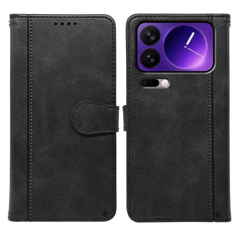 Flip Case Leren Xiaomi 17 Pro Max Bies