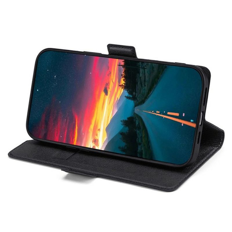 Flip Case Leren Xiaomi 17 Pro Max Dubbele Sluiting Van Imitatieleer