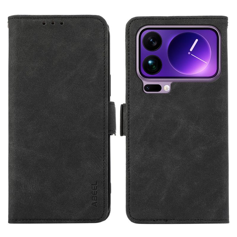 Folio-hoesje Xiaomi 17 Pro Max Telefoonhoesje Abeel Suède-effect