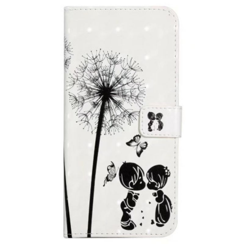 Folio-hoesje Xiaomi 17 Pro Max Telefoonhoesje Kinderen En Paardenbloemen