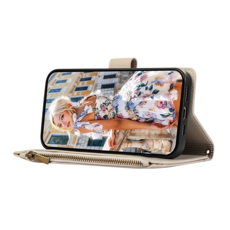 Folio-hoesje Xiaomi 17 Pro Max Telefoonhoesje Meerdere Kaartsleuven En Polsband