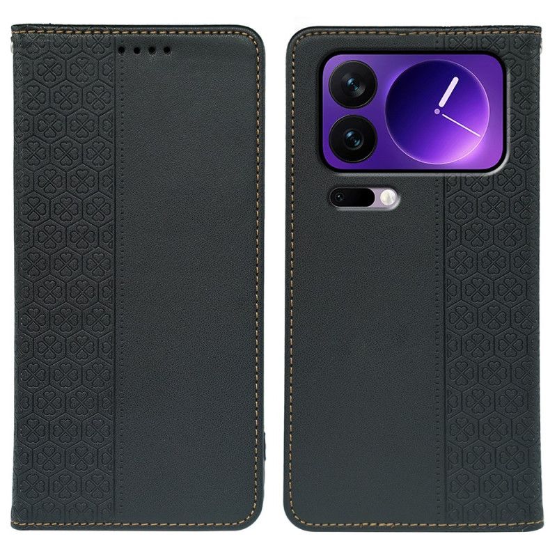 Folio-hoesje Xiaomi 17 Pro Max Vierbladig Klavertjes Bescherming Hoesje