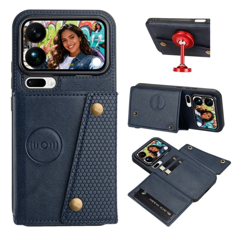 Hoesje Voor Xiaomi 17 Pro Max Kaarthouder Met Leerlook