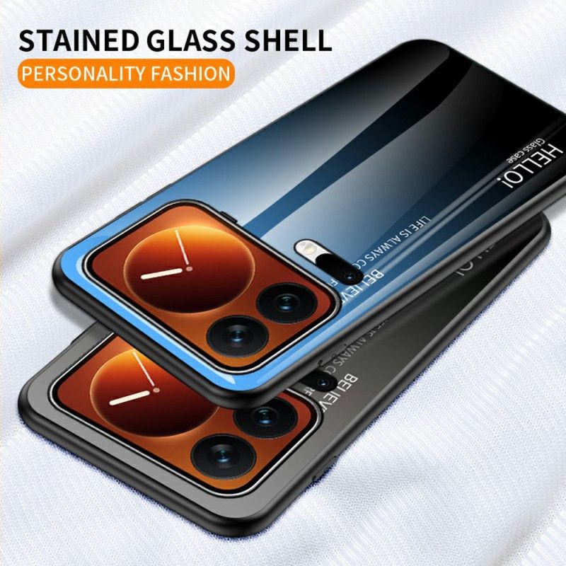 Hoesje Xiaomi 17 Pro Max Gehard Glas Met Hello-logo