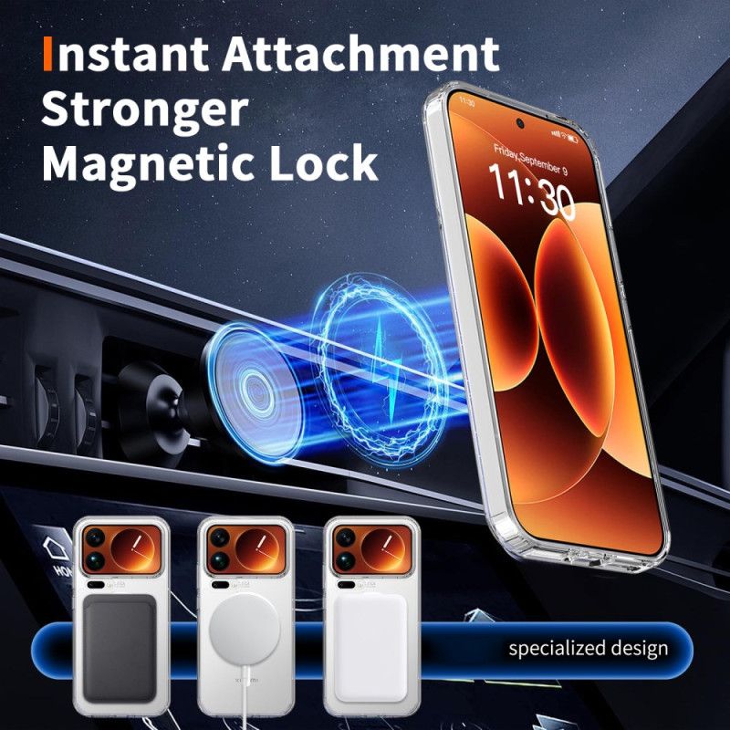 Hoesje Xiaomi 17 Pro Max Hybride Transparant En Magnetisch