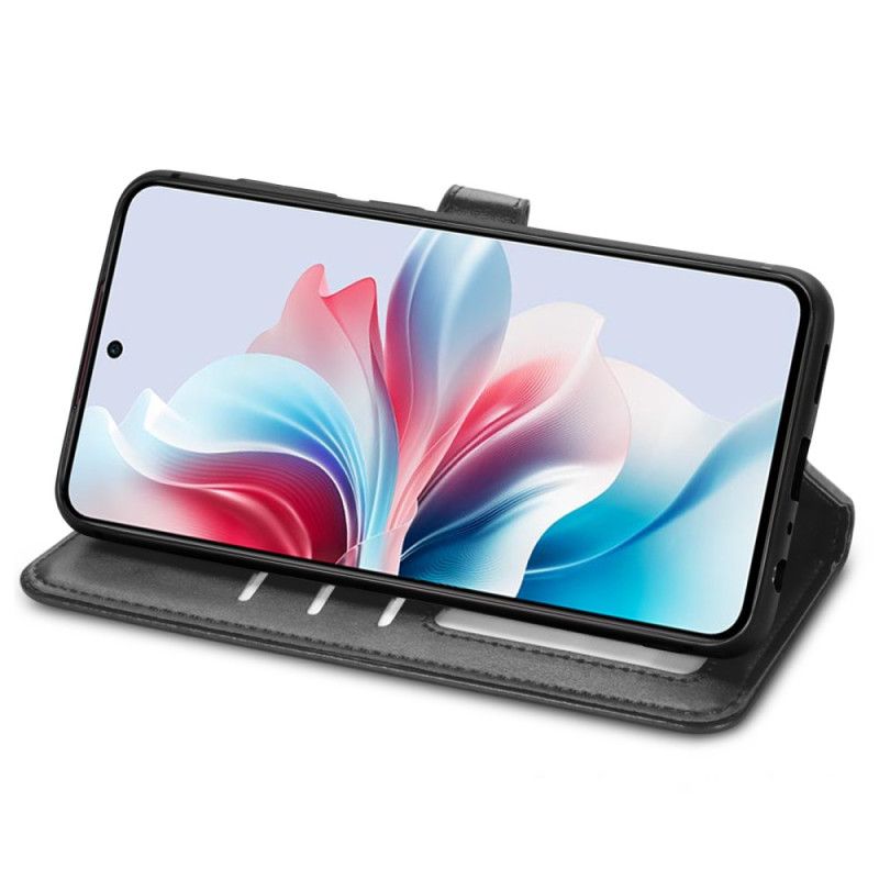 Leren Hoesje Voor Xiaomi 17 Pro Max Gouden Sluiting