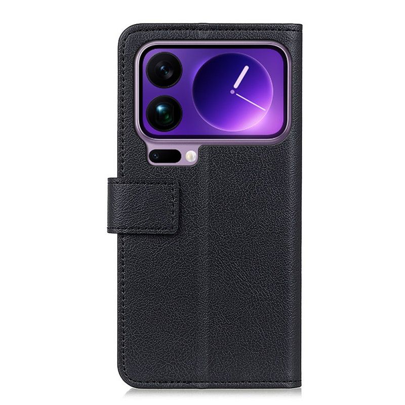 Leren Hoesje Voor Xiaomi 17 Pro Max Klassiek