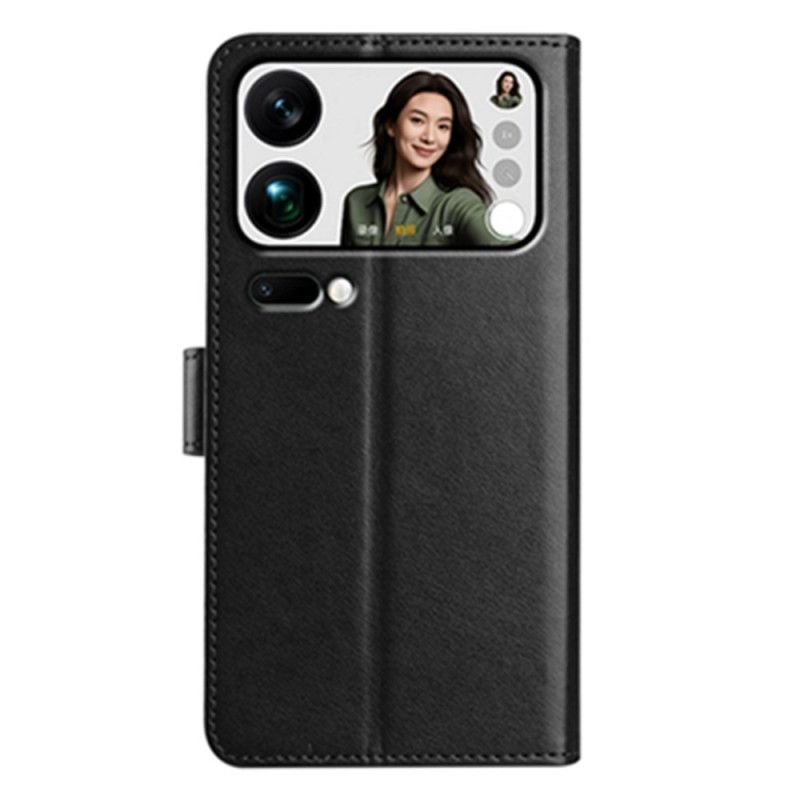 Leren Hoesje Xiaomi 17 Pro Max 8 Kaarthouders Bescherming Hoesje