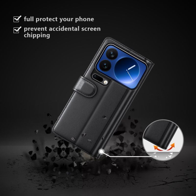 Leren Hoesje Xiaomi 17 Pro Max Echt Leer